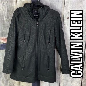 Calvin Klein Black Jacket with Hood Size P M